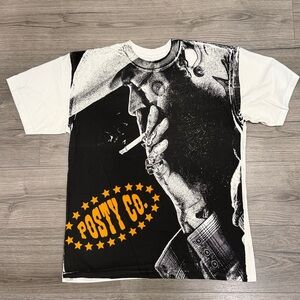 Posty Co. Post Malone’s Big Ass Stadium Tour Band Tee Men’s Size Large